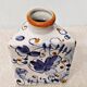 Vintage Glazed Ceramic Pottery Soliflore Vase H: 15 cm