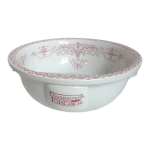 Vasque basculante porcelaine - ancienne