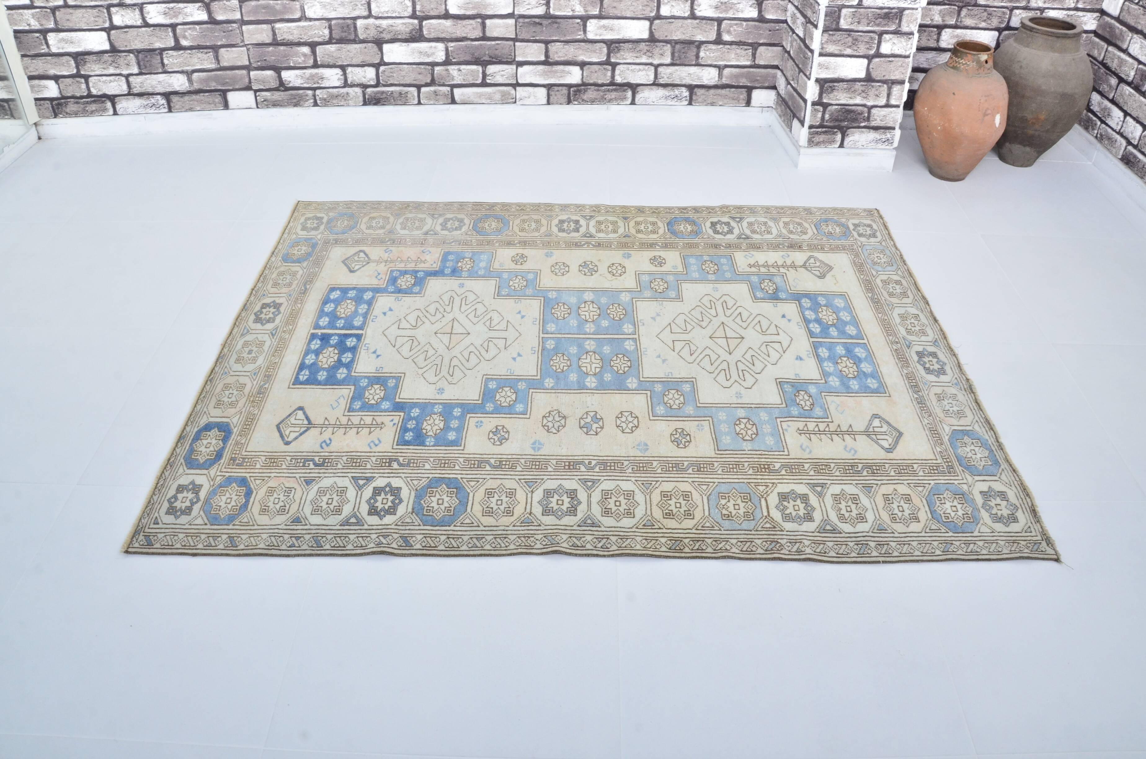 Turkish Oushak handmade rug sku 3550