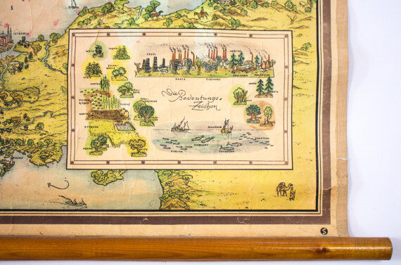 Wall 🔎Affiche of Europe by Wommelsdorff Schietzel and Neufeld published by Müller & Kliepenheuer in 1947