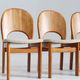 Chaises de salle à manger vintage en teck danois par Glostrup, lot de 5