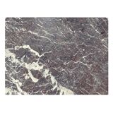 Wrought iron and marble coffee table