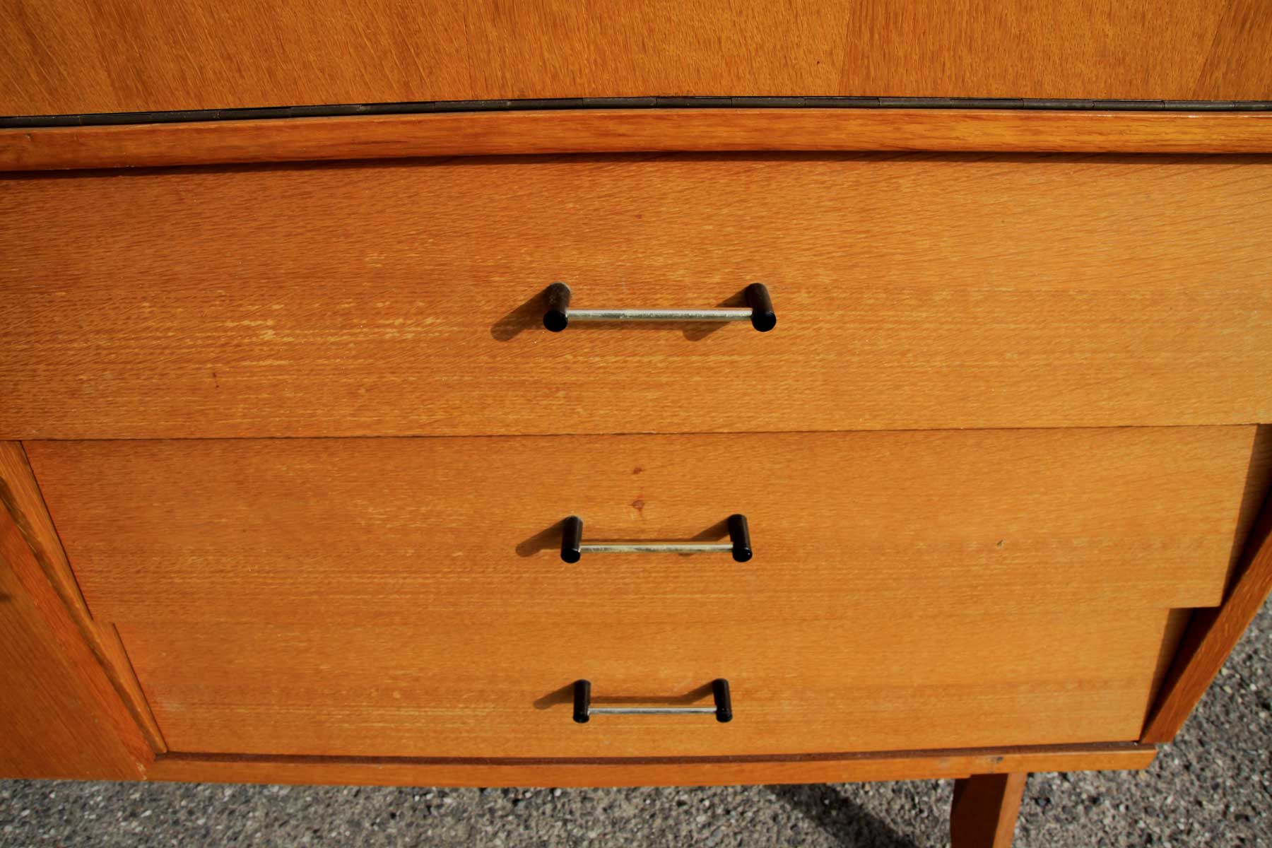 Vintage wardrobe compass feet