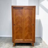 Vintage wooden wardrobe