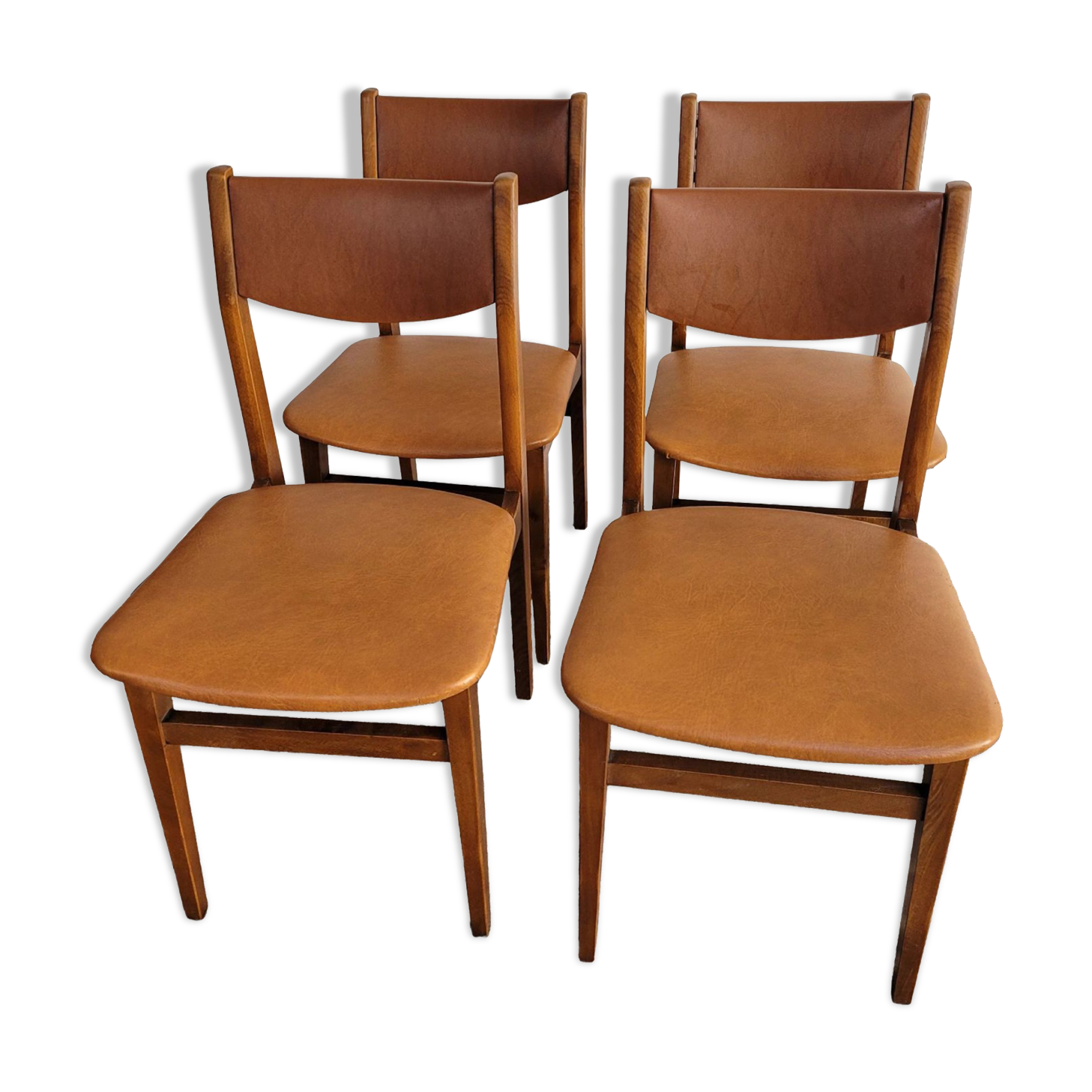 Four vintage chairs