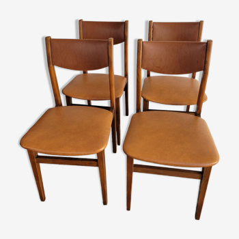Four vintage chairs