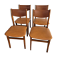 Quatre chaises vintage