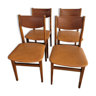 Four vintage chairs