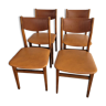 Quatre chaises vintage