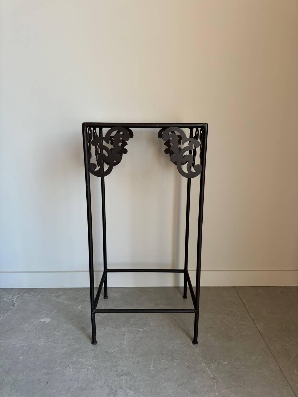 Wrought iron console