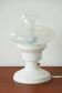 Lampe blanche design - années 70
