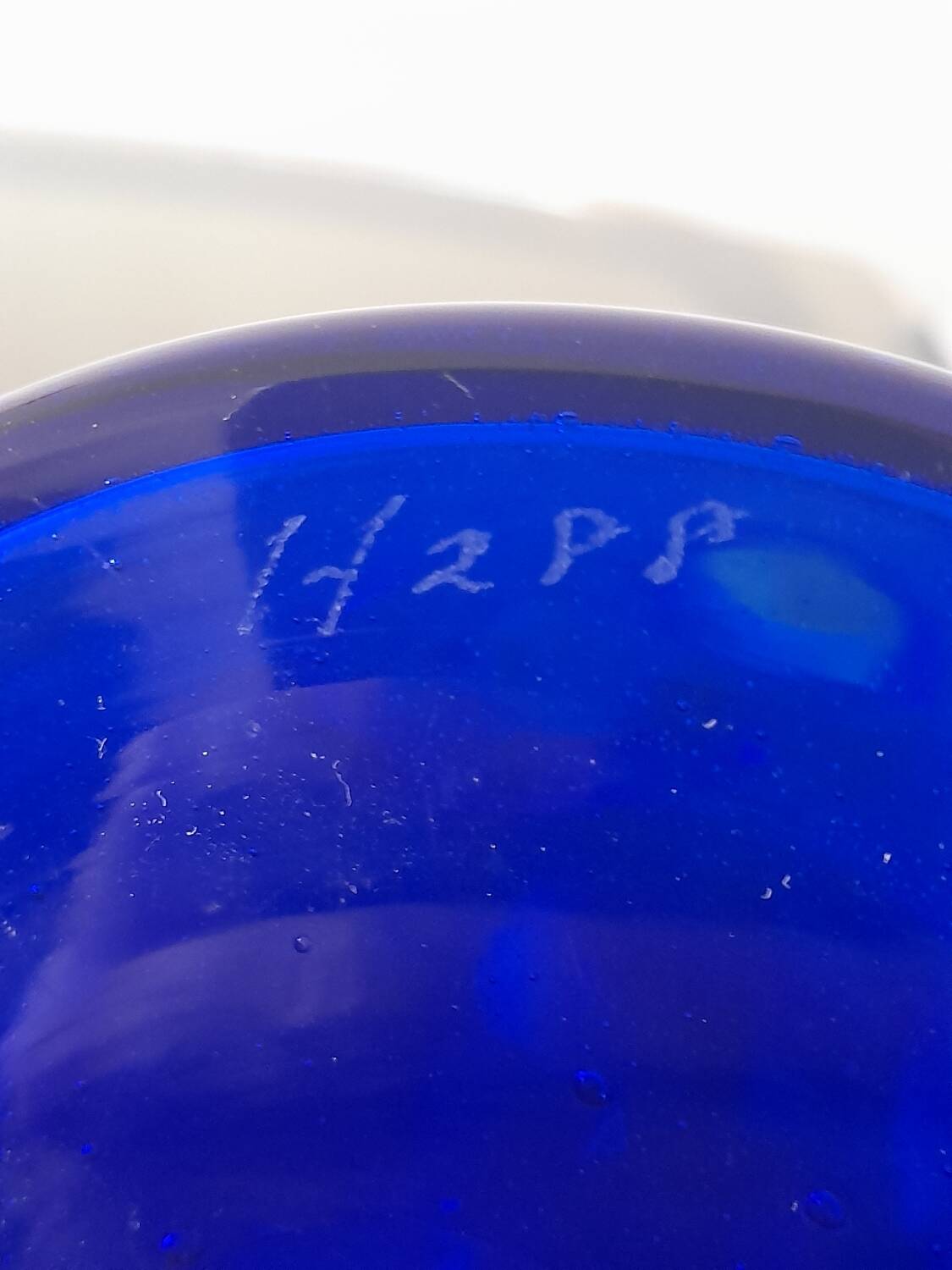 Decanter bottle sculpture by Erik Hoglund