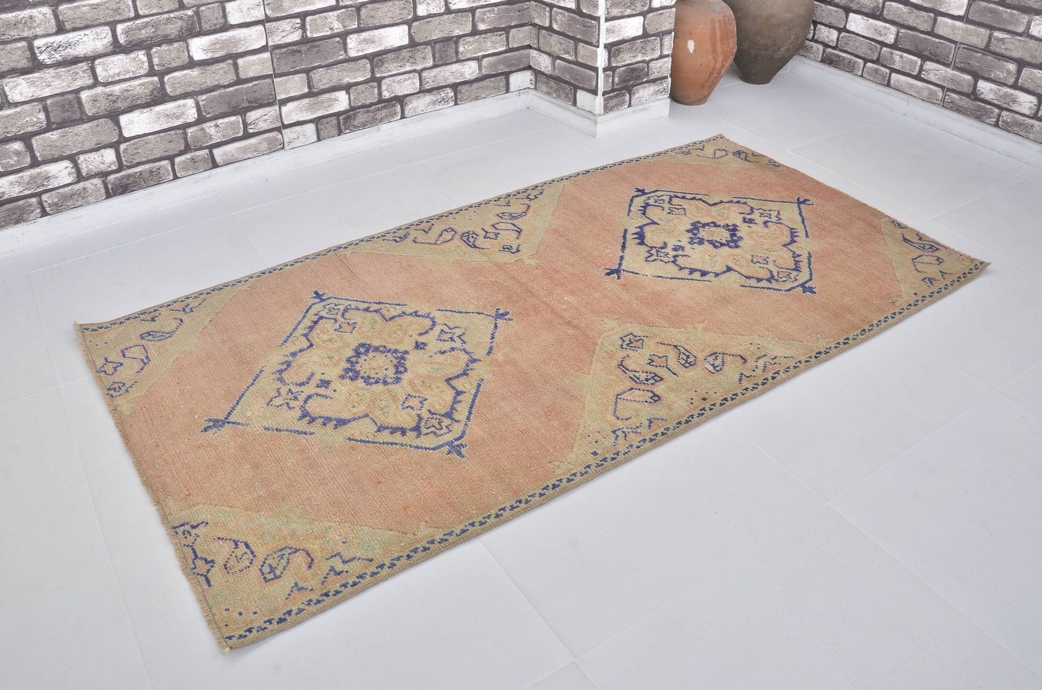 Tapis floral anatolien Oushak sku 2042