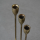 Set of candlesticks in brass 1960