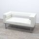 White leather sofa klöber