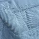 Togo lounge chair in light blue corduroy by Michel Ducaroy for Ligne Roset