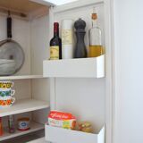 Vintage Mado metal storage cabinet from the 1950s.