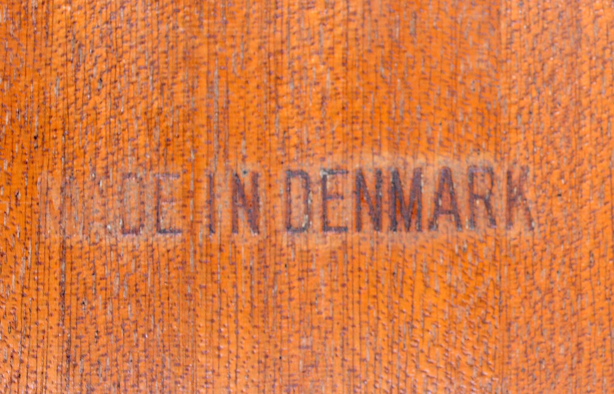 Flat teak desk by Gunnar Nielsen