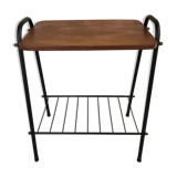 Vintage side table with magazines rack 1960