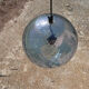 Vintage blue glass suspension