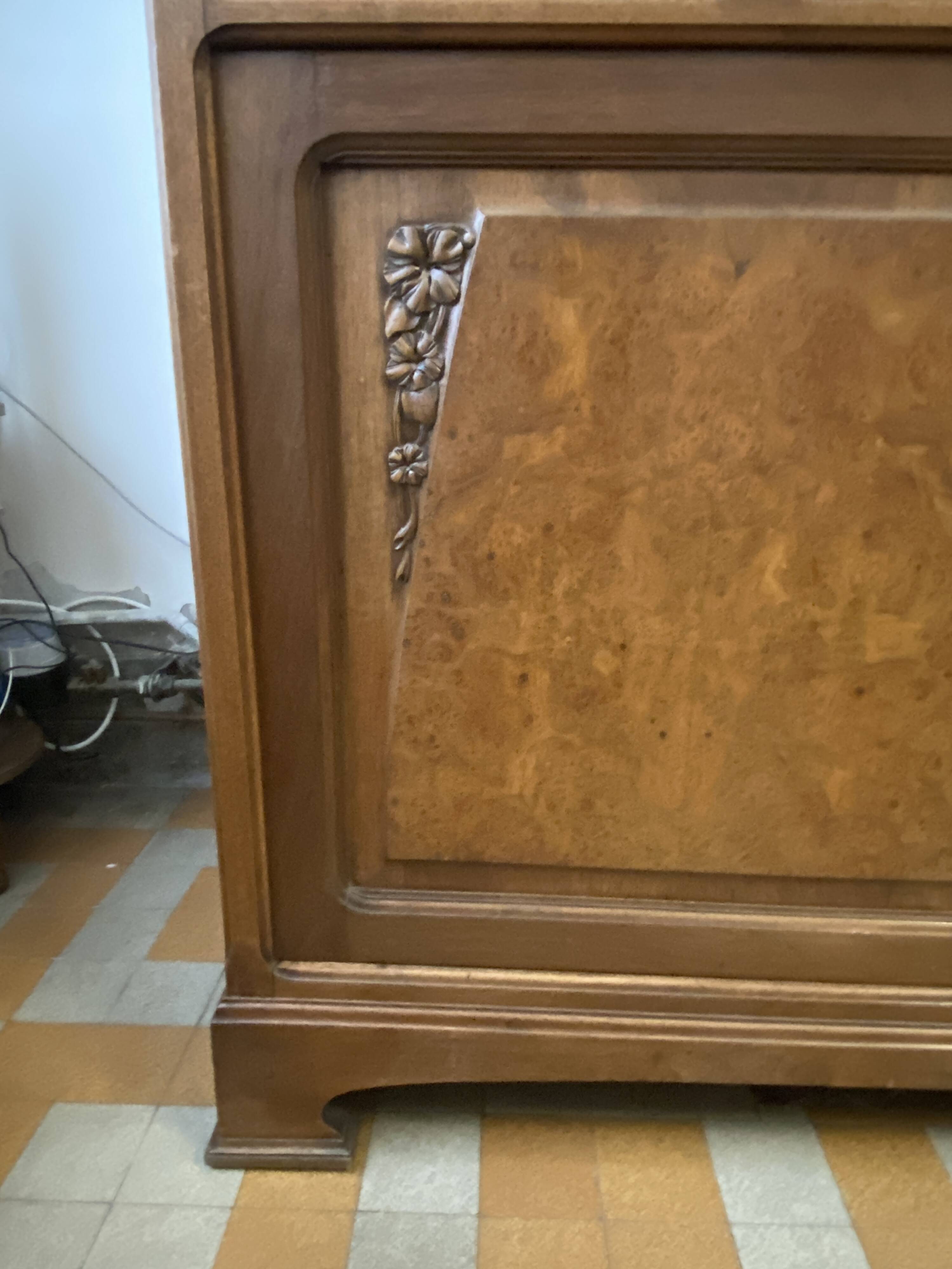 Mahogany china cabinet