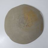 Enameled stoneware compote bowl