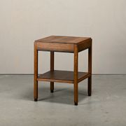Dutch Modernist Art Deco Amsterdam School side table or bedside table Oak