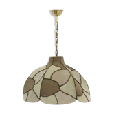 Lampe en cuir, années 70