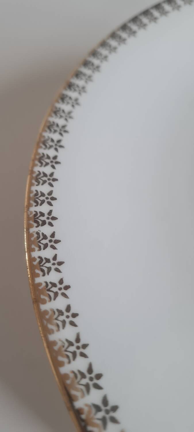 Set of 8 Limoges porcelain plates