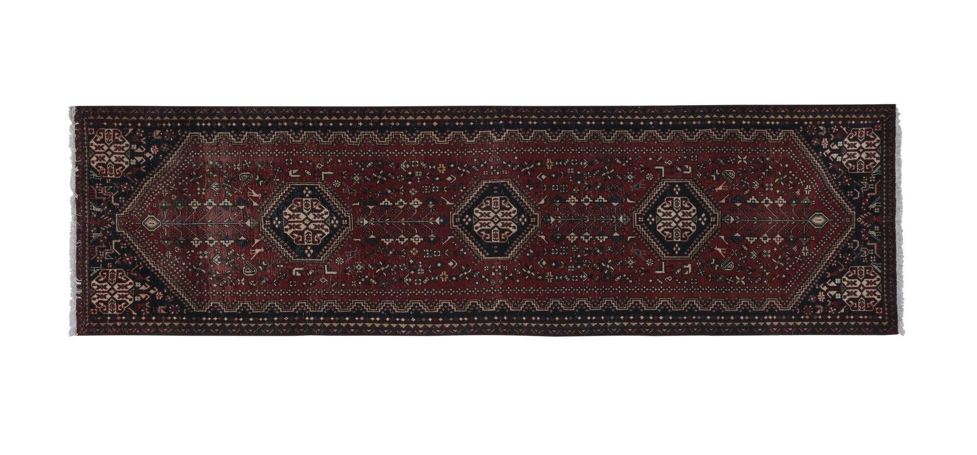Vintage Turkish hallway rug 80x290 cm