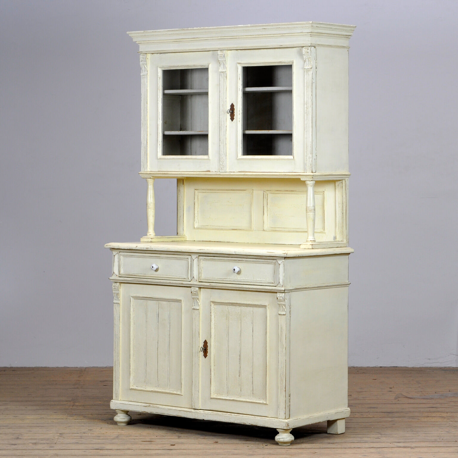 Solid pine kitchen cupboard 1920's