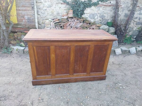 Comptoir îlot meuble drapier en chêne