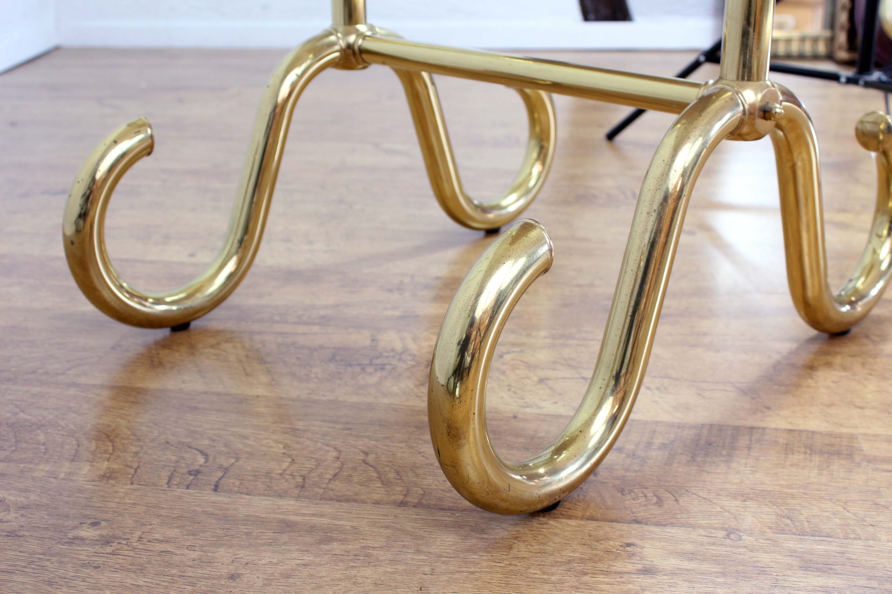 Brass psyched mirror 160x29cm