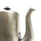 Hotel coffee pot, Eclecticism, silver-plated brass, Poland, 1920s.