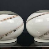 Murano glass table lamps Vetri Murano 004, Italy, 1970s, set of 2