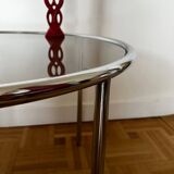 Chrome coffee table