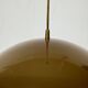 Mushroom hanging lamp brown , 1970s