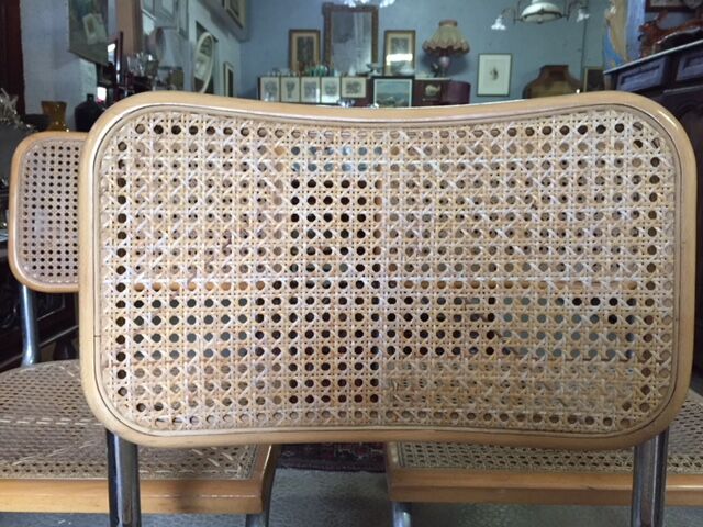 Set of Cesca B32 chairs by Marcel Breuer