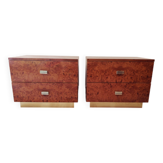 Pair of 70s Bedside Tables