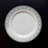Old plate, ironstone, Sapho Longchamp.