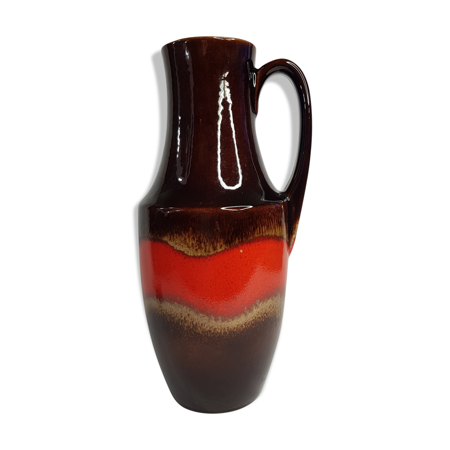 Large amphora vase by Scheurich, 60s, 35 cm