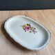 Vintage oval serving platter in white porcelain