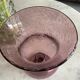 Photophore rose en verre de Biot