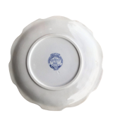 Flat plate ø23 - porcelain crystal earthenware - e. bourgeois