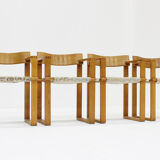 Vintage dining chairs by Ate van Apeldoorn, set of 4