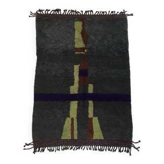 Tapis boujaad tissé en laine naturel fait main 250cmx150cm