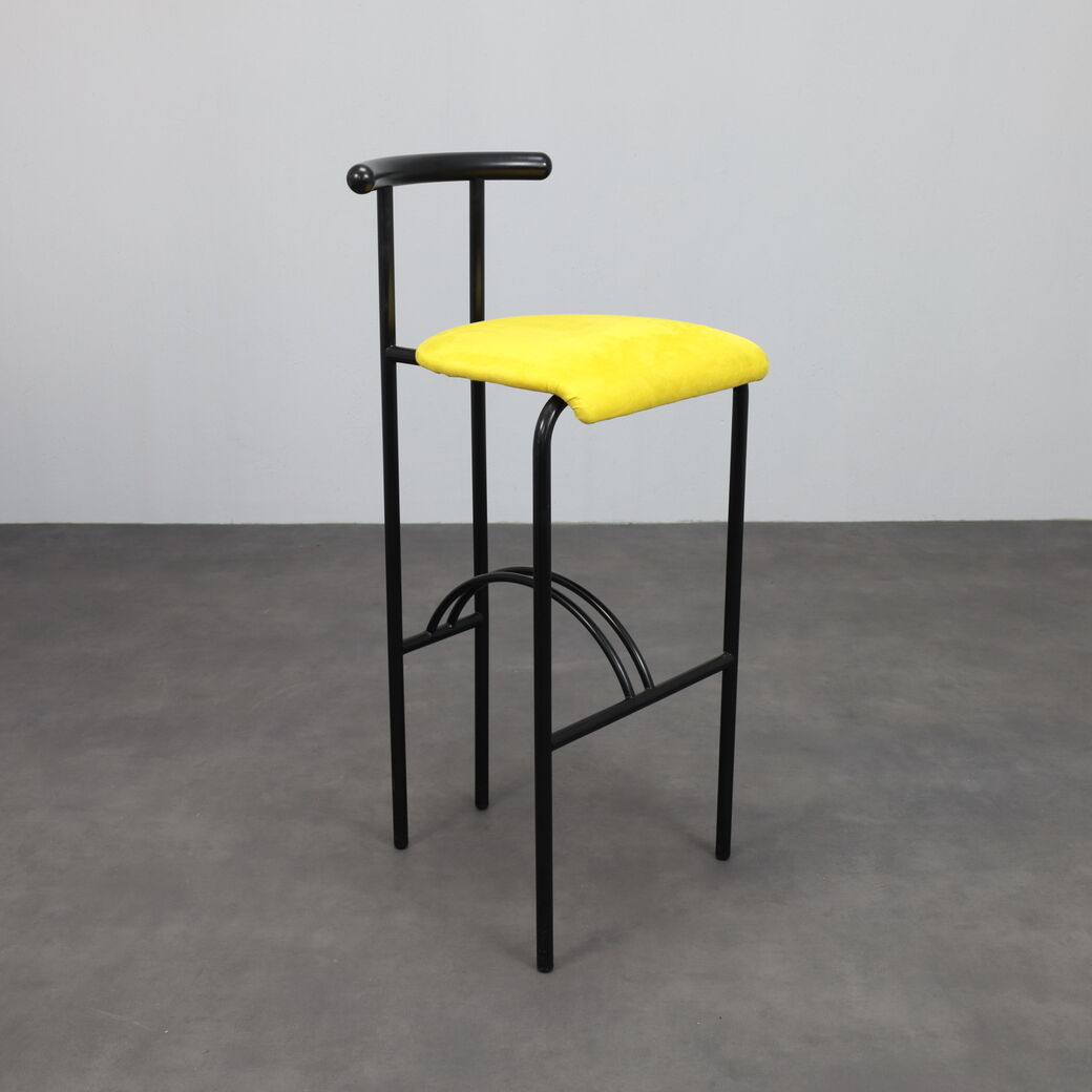 4 tabourets de bar postmodernes, Italie, années 1980