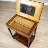 Early 20th Century French Mahogany & Walnut Marquetry Side Table, 1910th