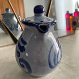 Vintage pitcher in glazed stoneware