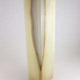 Quadrangular vase in the 1970s Onyx